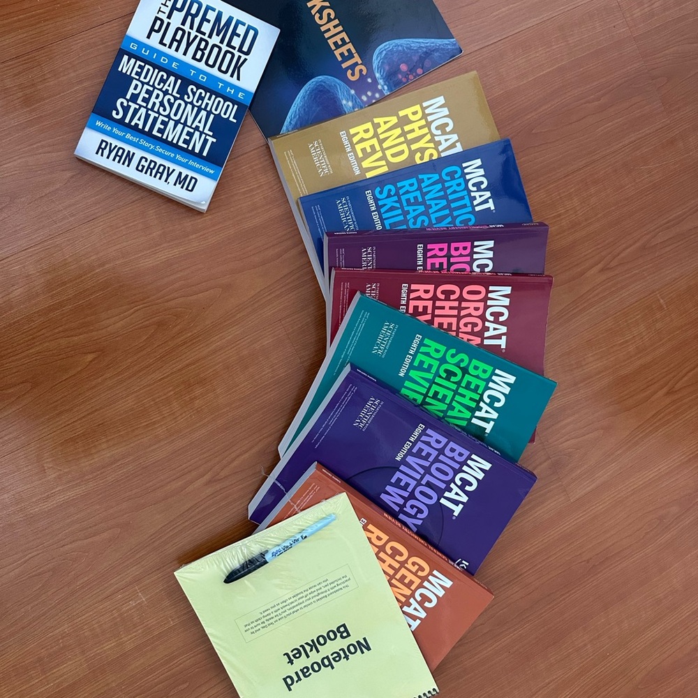 MCAT Prep Book Set with The Premed Playbook: Personal Statement Book